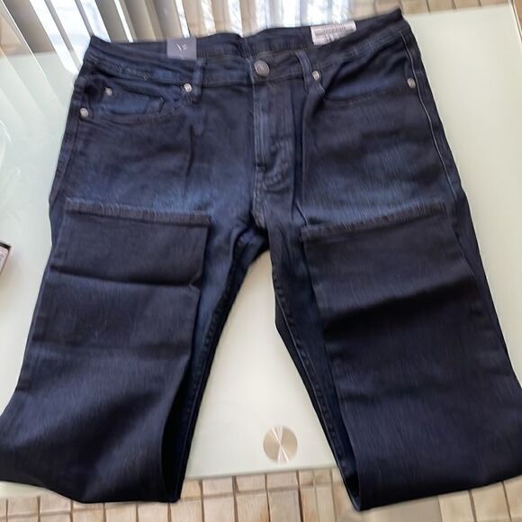 Buffalo David Bitton jeans 34/32 straight stretchy ykk zipper dark blue … - Picture 2 of 12